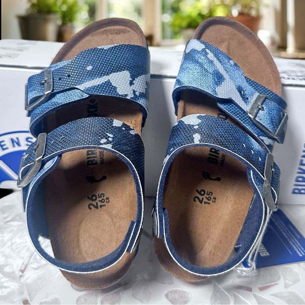 New in box Birkenstock Kids Toddler New York Sandals Size EU 26 US Kids Toddler - Picture 14 of 14